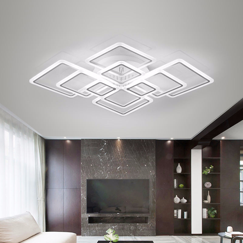 Square Ceiling Lamp Acrylic Electrodeless Dimming Lamp