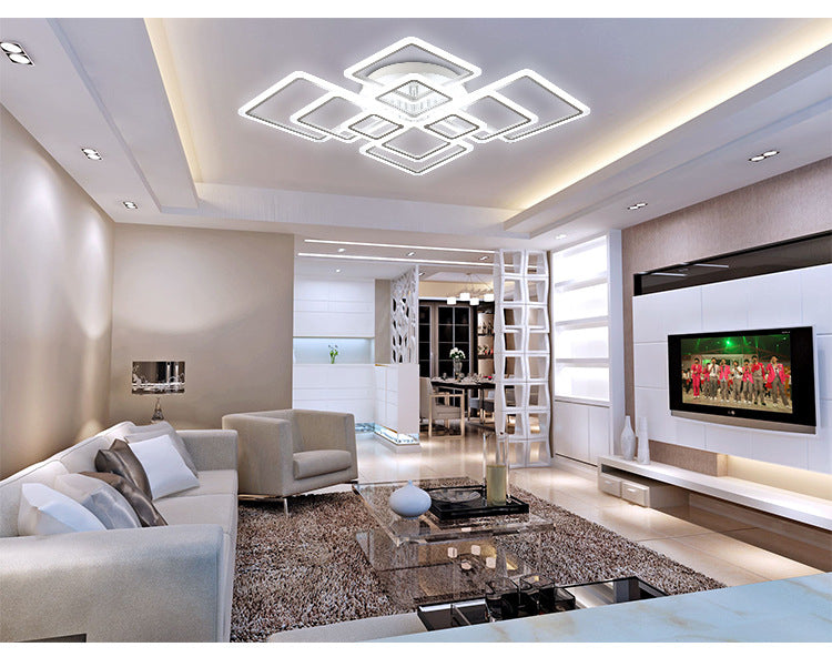 Square Ceiling Lamp Acrylic Electrodeless Dimming Lamp