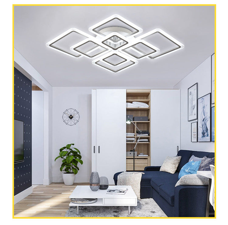 Square Ceiling Lamp Acrylic Electrodeless Dimming Lamp