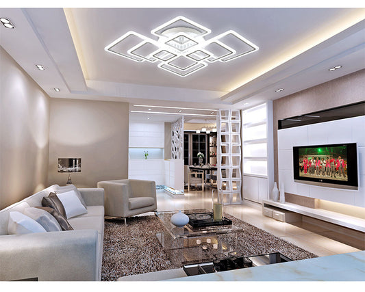 Square Ceiling Lamp Acrylic Electrodeless Dimming Lamp
